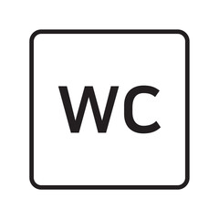 toilet icon. line vector icon on white background. High quality design element. Editable linear style stroke. Vector icon