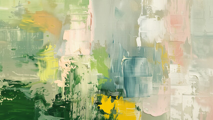 Summer Hues: Abstract in Light Colors