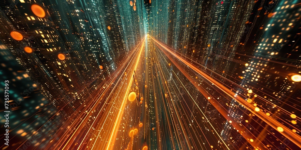 Aufkleber tracing communication signals: from high-tech data centers to the vast network of interconnected dev
