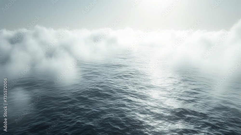 Poster texture of ethereal fog patterns slowly dissipating into the distance.