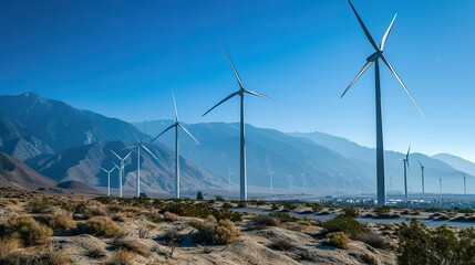 Eco-Efficiency in Motion: Wind Energy Unleashed Through the Power of this Series of Wind Turbines.