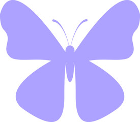 colorful butterfly silhouette vector