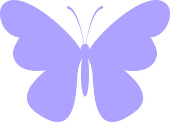 colorful butterfly silhouette vector
