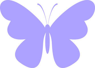 colorful butterfly silhouette vector