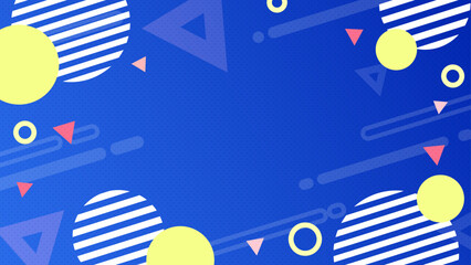Obraz premium 16:9 幾何学的な背景フレーム