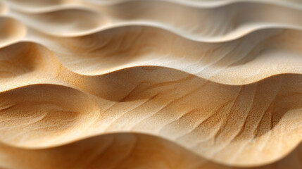 Closeup of intricate sand patterns etched by times constant movement a reminder of its unyielding nature.