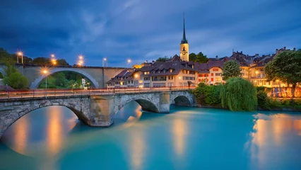 Photo sur Plexiglas Stockholm 4K Photograph Capture: Bern, the capital city of Switzerland