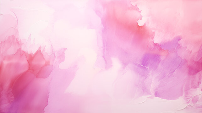 Abstract watercolour pink and purple background with paints background
