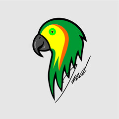 bird head logo