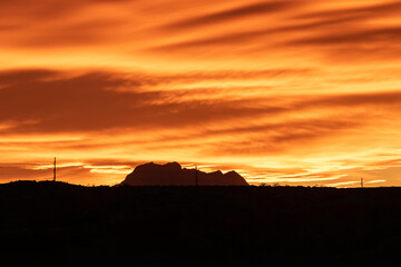 Mesquite, Nevada sunset.
