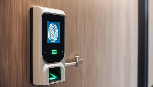 Fingerprint scanning access control system machine in xl size