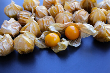Fresh cape gooseberry. Delicious tropical fruit