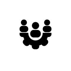 Teamwork icon, logo, shape, symbol, arts, design, icon, bussiness