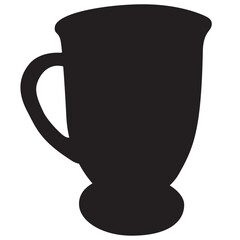 Silhouette of a coffee mug