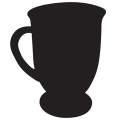 Silhouette of a coffee mug