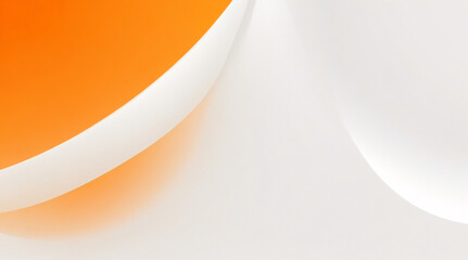 Fondo de banner abstracto naranja. Color degradado de fondo de banner blanco amarillo naranja moderno abstracto. Degradado amarillo y naranja con decoración de onda curva de patrón de semitono circula