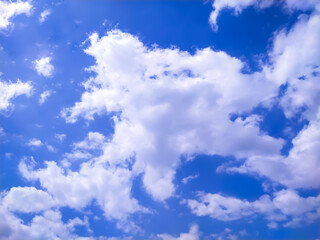 Obraz premium blue sky with clouds