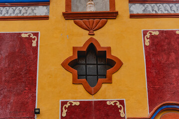 Details of streets in Peña de Bernal Mexican town