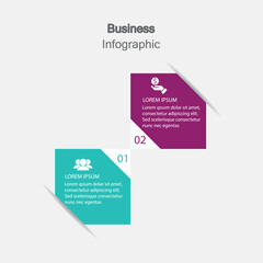 
Infographic vector, graph. presentation. Business concepts, parts, steps, processes. Visualization of infographic data. Startup template. - Vector
