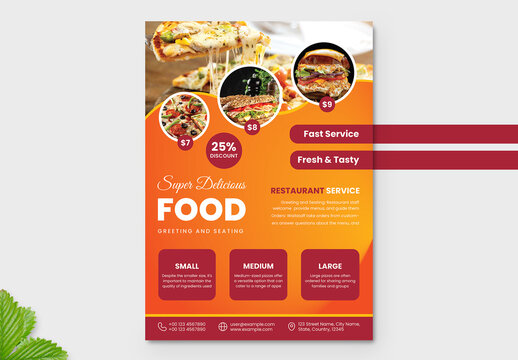 Restaurant Flyer Layout
