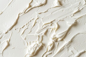 Texture of white creamy spread.