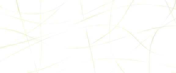 Vector abstract gold line luxury background, luxury premium golden random chaotic lines on transparent background template.