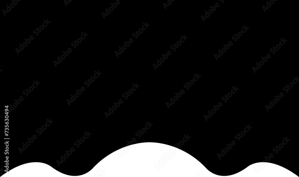 Poster border shape in trendy fill style for website design. vector banner header and separator. background