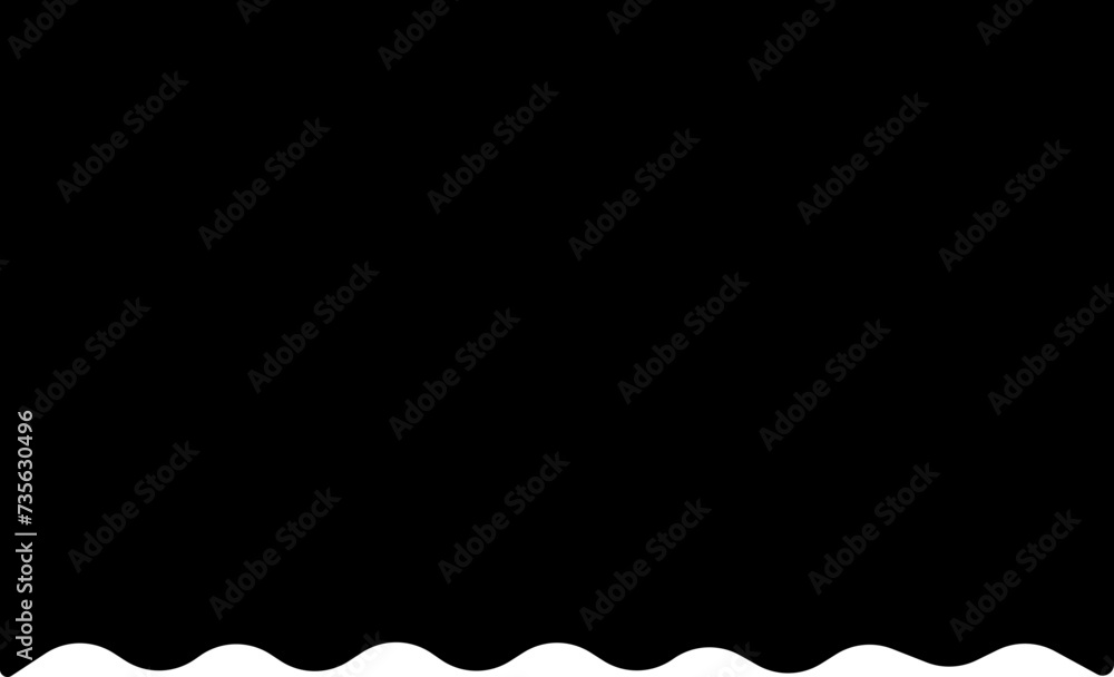 Poster border shape in trendy fill style for website design. vector banner header and separator. background