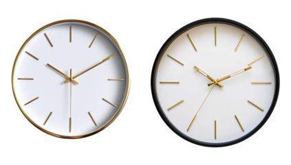 clock isolated on white