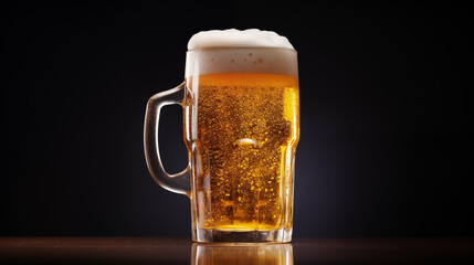 A glass of beer picture
 - obrazy, fototapety, plakaty