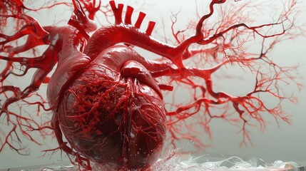 Pumping Life: Realistic Photos Unveiling the Human Cardiovascular System