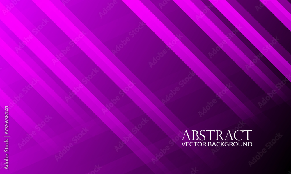 Poster abstract purple background with diagonal lines vector illustration