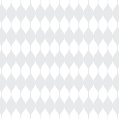 abstract seamless repeatable light grey smooth wave line pattern on white.