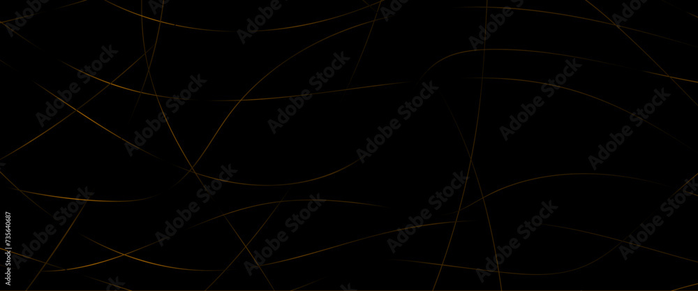 Poster vector abstract black with gold lines, triangles background modern design, abstract background moder