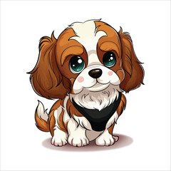 Cute dog illustration