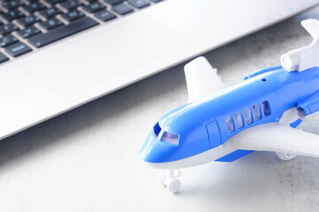 離陸を待つ飛行機
