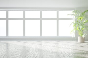 Modern interior design. 3D illustration