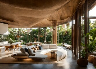 Fototapeta premium Architecture in harmony with nature