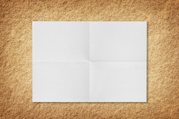 Fototapeta premium white paper on sand stone texture background