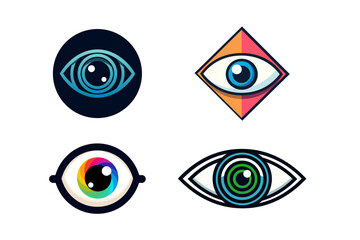 Eye icon - eye symbol. flat eye sign vector
