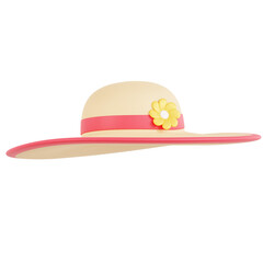 Pamela Hat 3D Illustration