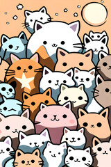 cute cats, Generative AI
