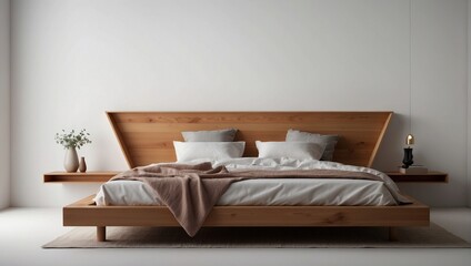 Fototapeta na wymiar bedroom interior with bed