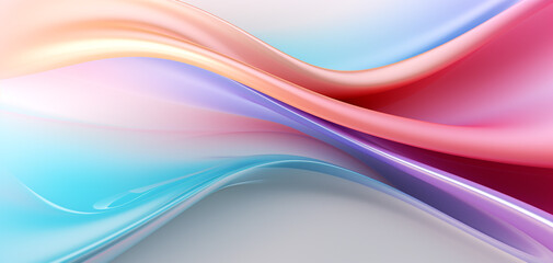 Abstract pastel waves wallpaper background