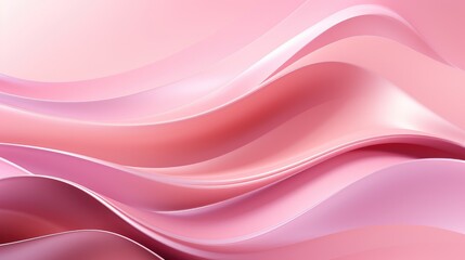 Obraz premium Abstract liquid background with a soft pink metal wave, creating a visually captivating composition. Ai Generated.