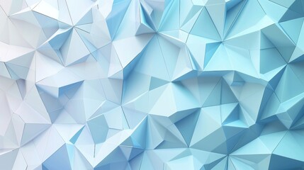 Explore a modern geometric 3D mosaic graphics lowpoly template as an abstract backdrop. Ai Generated.