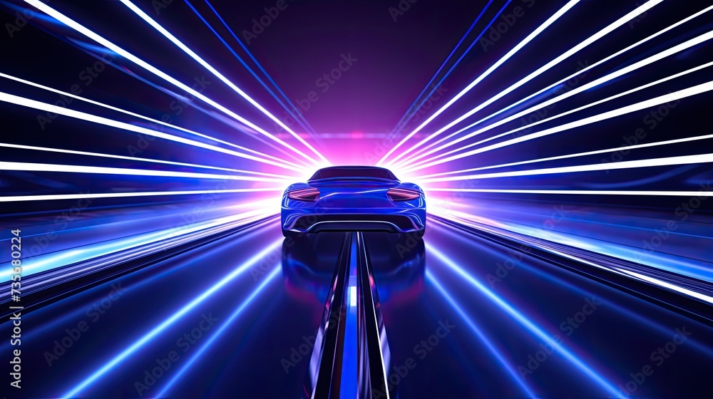 Poster automatic high beam control systems, solid color background