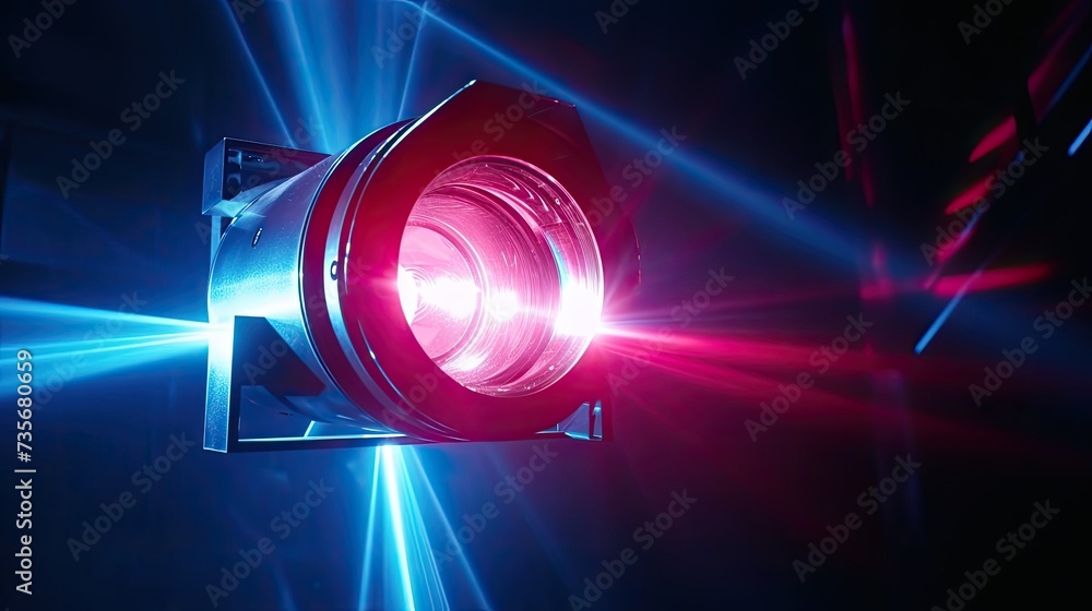 Poster automatic high beam control technology, solid color background