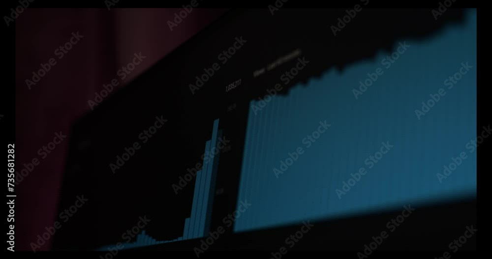 Poster  graphics and analytics interface views counter