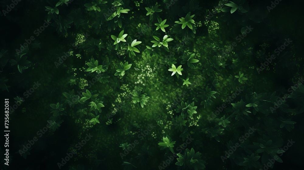Poster aerial top view forest tree, rainforest ecosystem and healthy environment concept and background, te